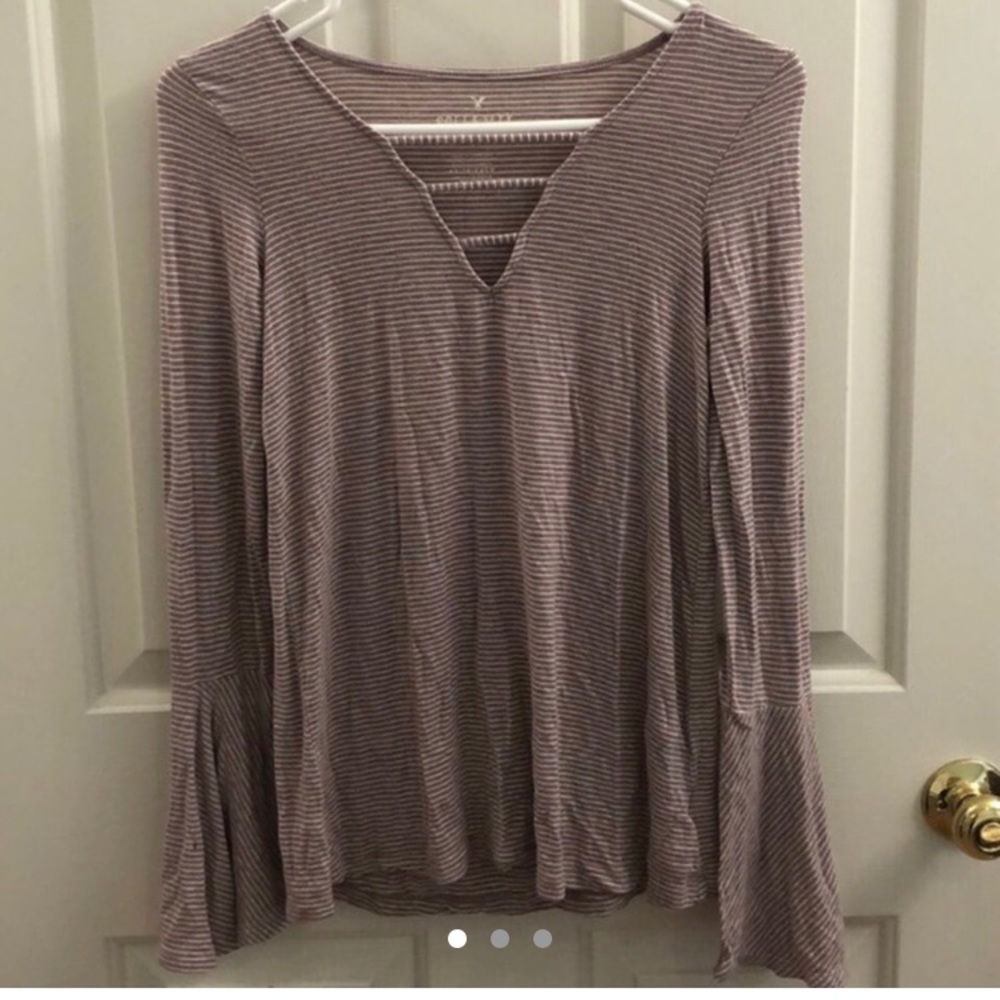 ❗️SOLD❗️american eagle striped long sleeve top
